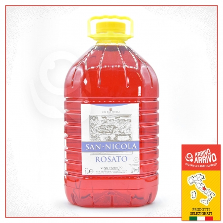 VINO ROSATO - SAN NICOLA - DAMA - 5 l - VINI CANTINA SAN NICOLA POLLUTRI