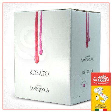 VINO ROSATO - SAN NICOLA - BAG IN BOX - 5 l - VINI CANTINA SAN NICOLA POLLUTRI